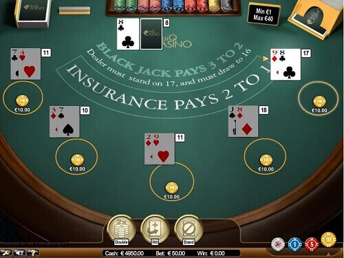 Online Blackjack Table Games America