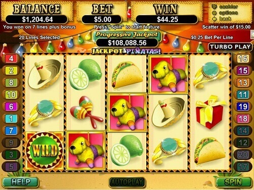 progressive jackpot online slot USA 2016